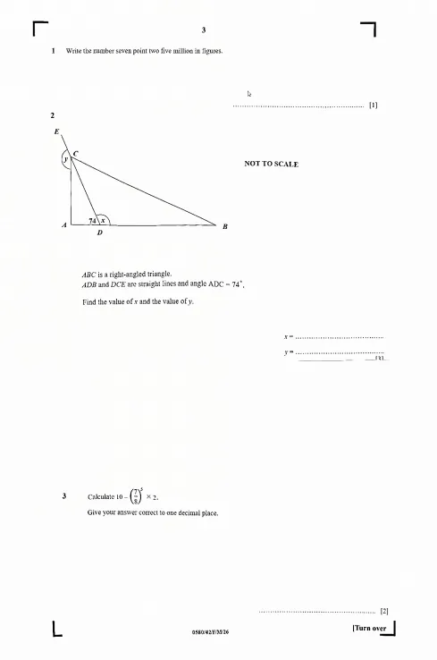 IGCSE 0580印度卷Paper4真题+答案解析|2026.3 第3张
