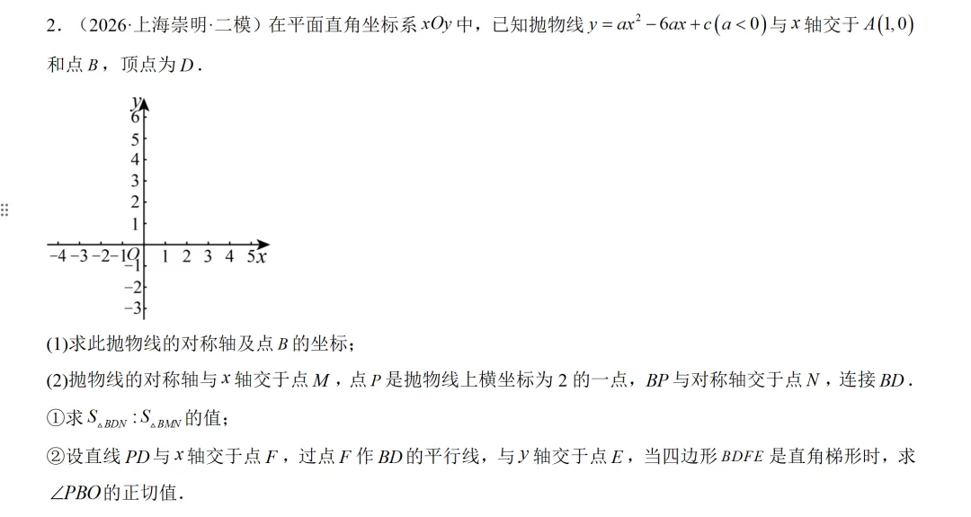 2026上海中考数学最后一程 第4张