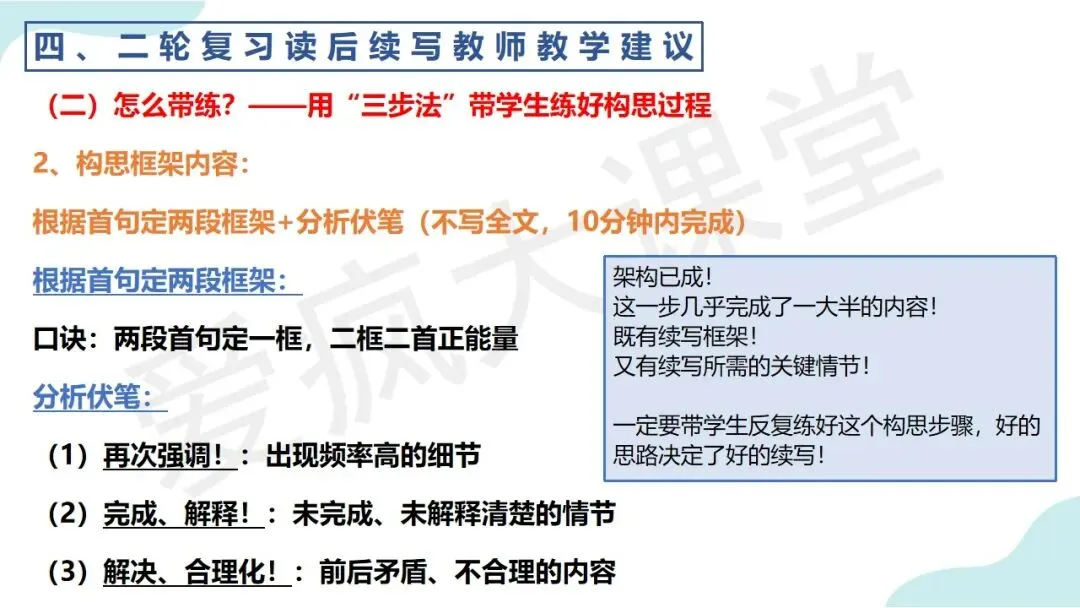 真题命题剖析+高效教学方法!读后续写提分秘籍,一篇全给你! 第14张