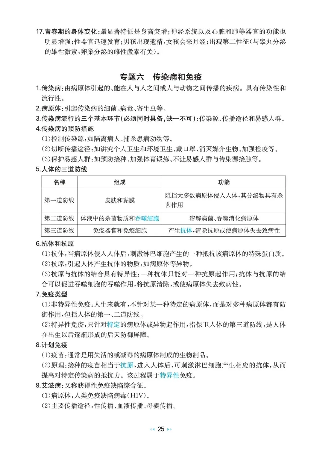 中考生物复习 | 考前重要知识点总结 第23张