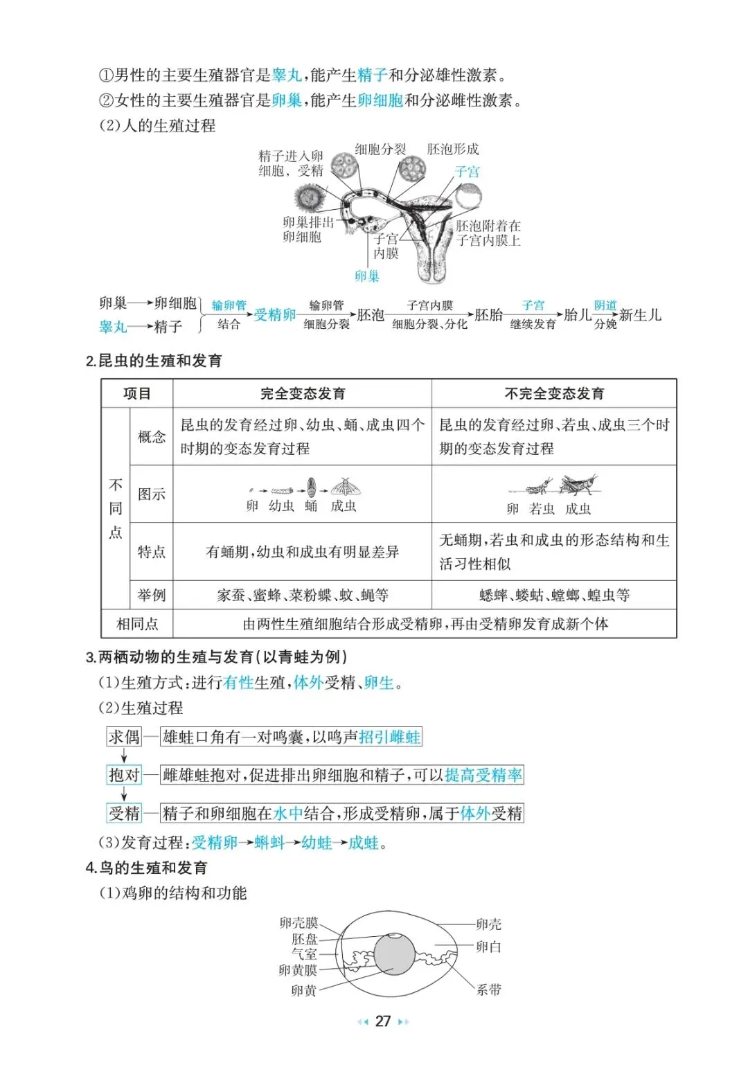 中考生物复习 | 考前重要知识点总结 第25张