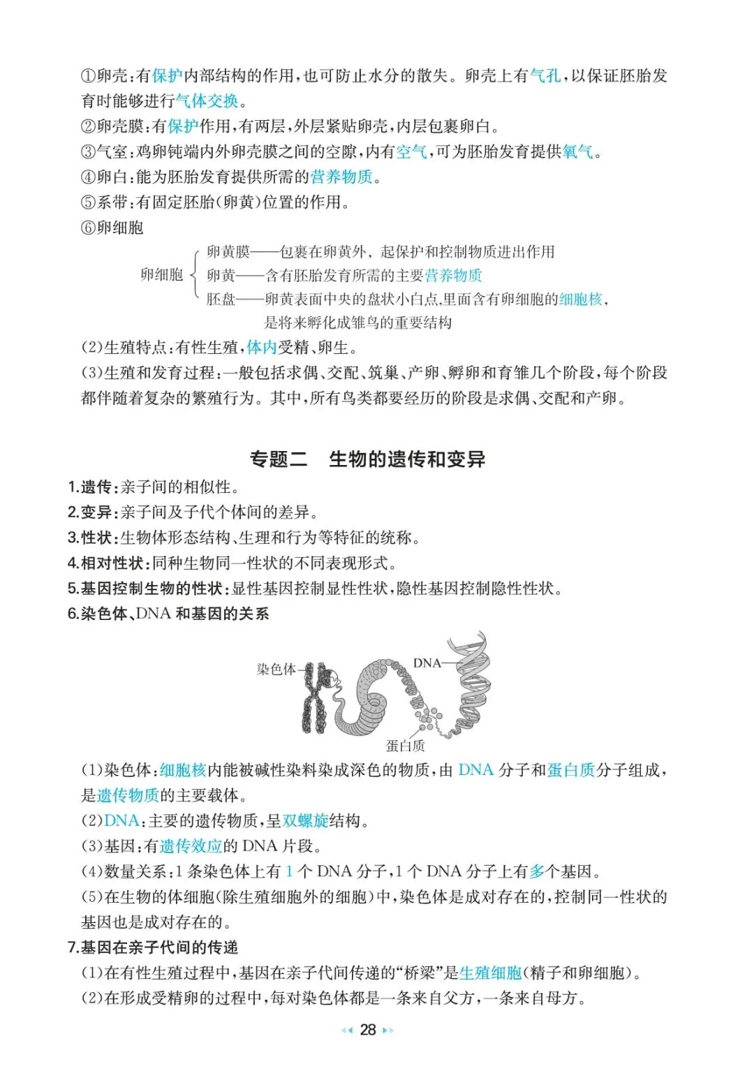 中考生物复习 | 考前重要知识点总结 第26张