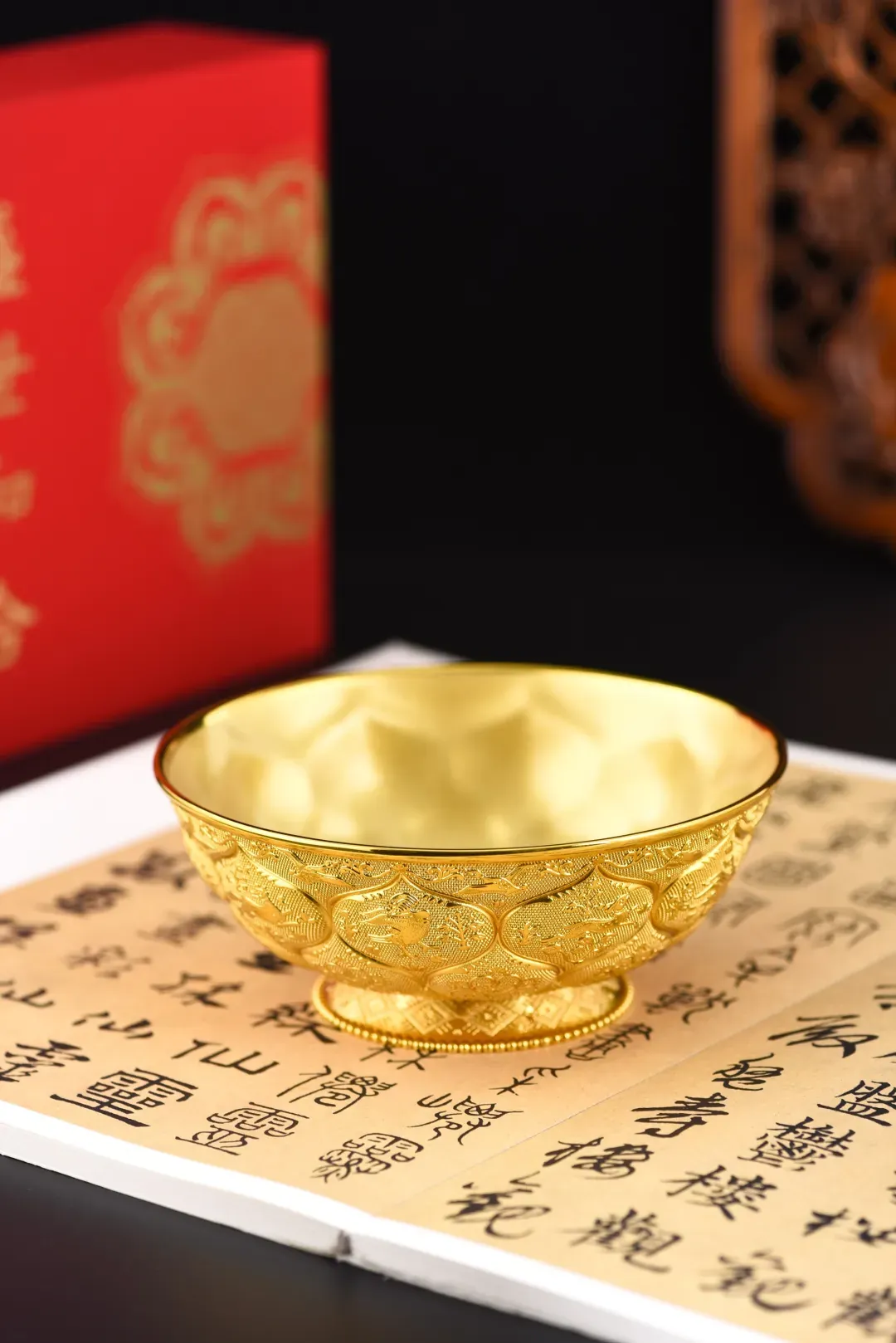 中考高考在即,“大唐第一金碗”在手,前程似锦!存世仅两件!国宝1:1还原!宜礼宜藏 第28张