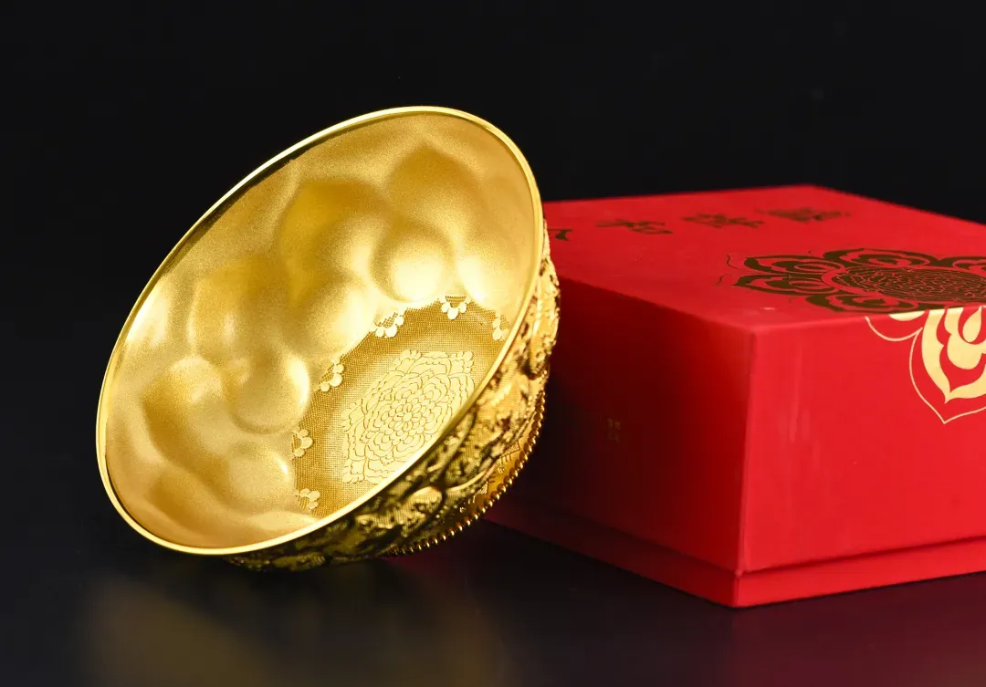 中考高考在即,“大唐第一金碗”在手,前程似锦!存世仅两件!国宝1:1还原!宜礼宜藏 第57张