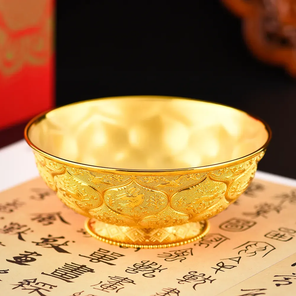 中考高考在即,“大唐第一金碗”在手,前程似锦!存世仅两件!国宝1:1还原!宜礼宜藏 第62张