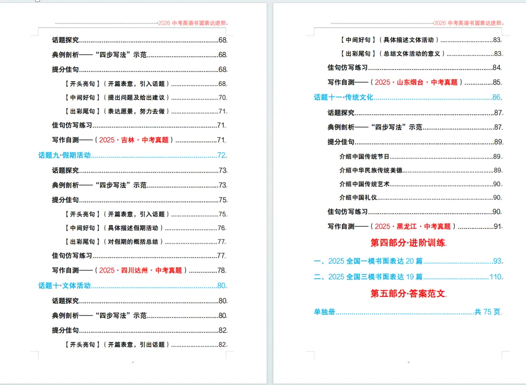 【中考英语复习】中考作文话题五 健康与安全 第6张