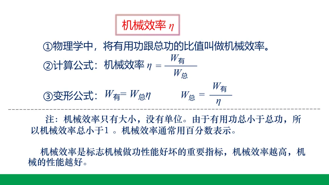 浅谈中考物理考点—机械效率 第1张