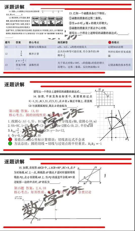 郑州市二测数学试卷详细解答评析精品 第5张