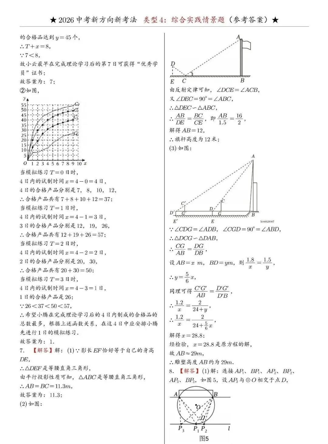 2026中考数学|物理|新方向之综合实践情景题 第13张