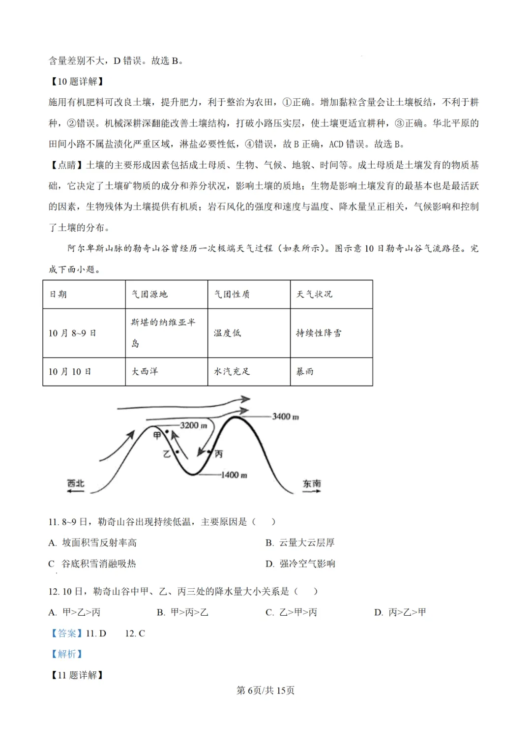 【高考真题】2025年陕西高考各科试卷及答案(完整版)!26届考生可做参考!-关注本账号-及时获取最新资讯! 第144张