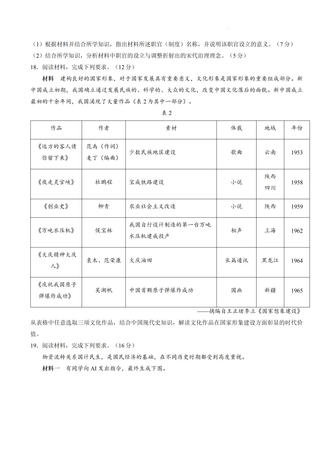 2026届河北省保定市高三下学期第二次模拟考试历史试卷 第8张
