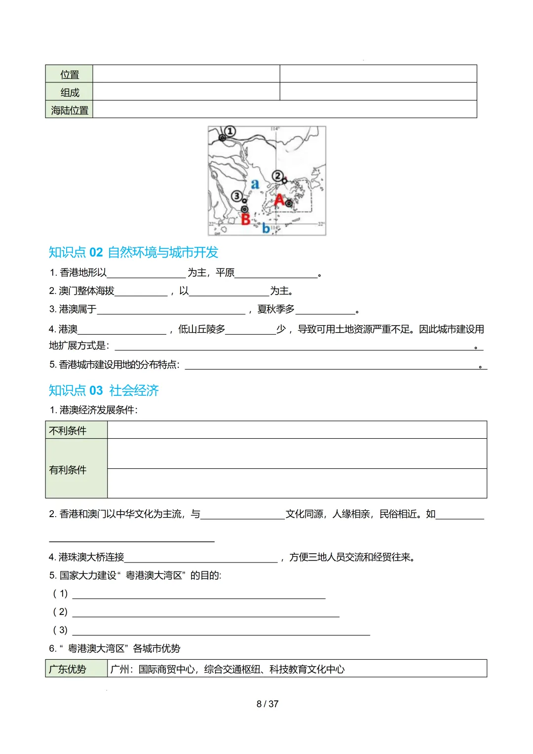 【初中资料】中考地理:《专项复习》专题16南方地区(10大知识点2大技法3大易错点,知识清单)(全国通用)+电子版+抓紧收藏-可下载打印! 第11张