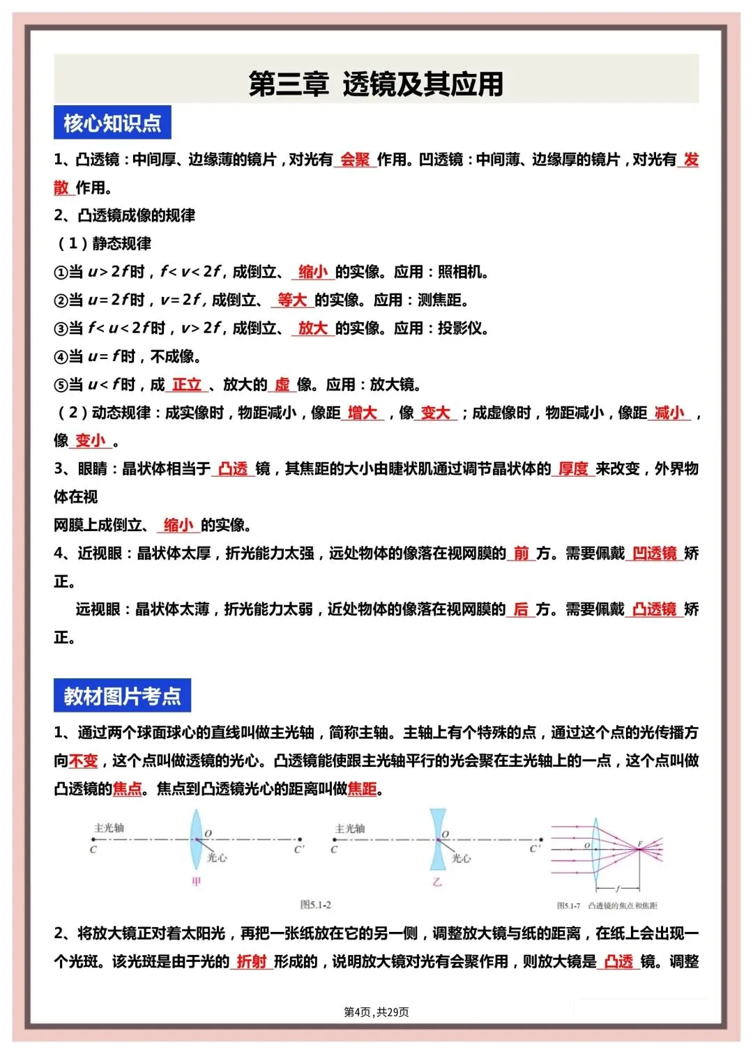中考物理复习核心知识点+教材图片考点梳理,内容重要,建议打印 第5张