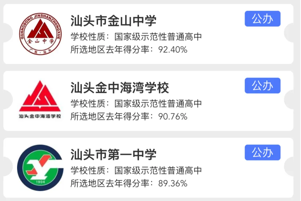 冲稳保志愿推荐!汕头中考志愿一个系统就够!快使用→ 第8张