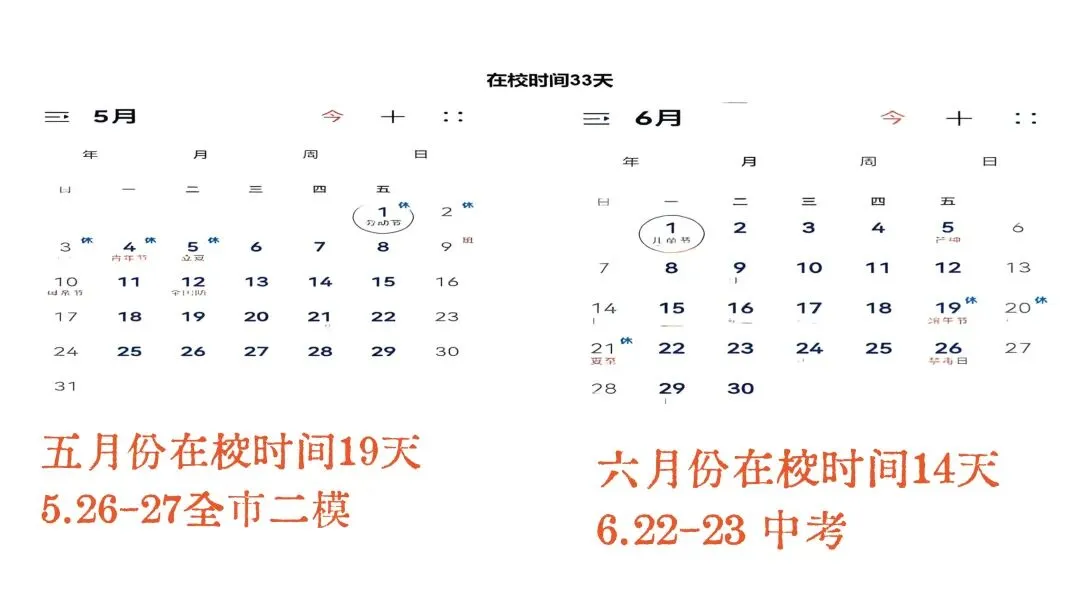 五一蓄力,静待二模,决胜中考 第2张