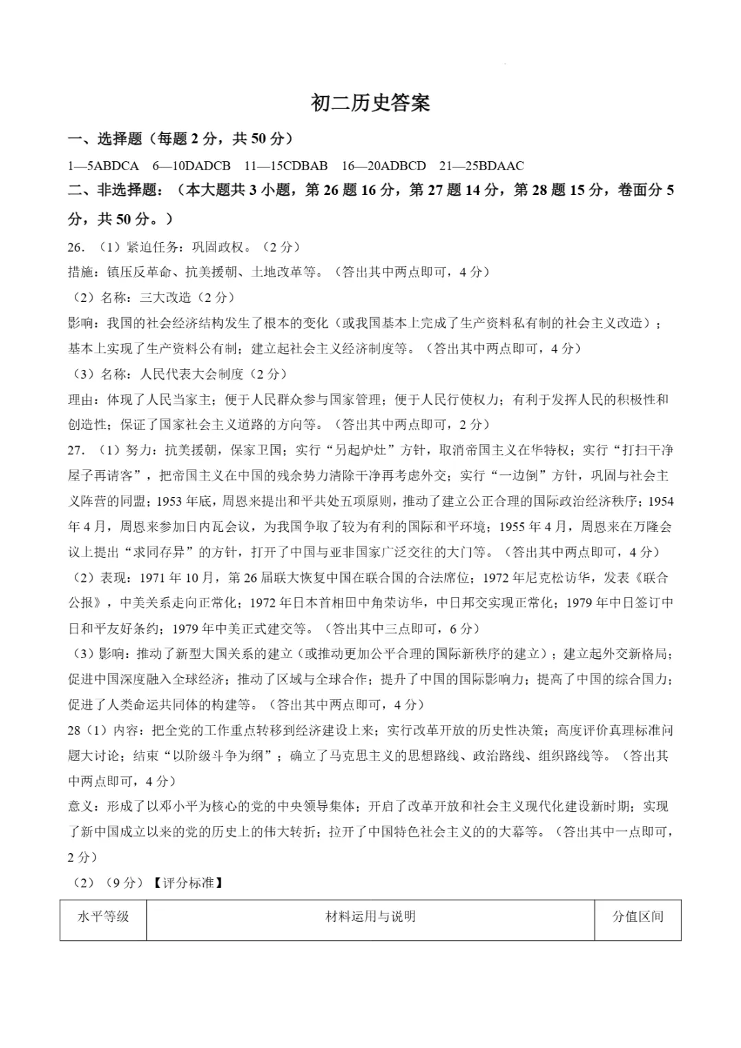 期中真题|山东省烟台市海阳市2025-2026学年七年级下学期(五四制)4月阶段试题(全科) 第20张