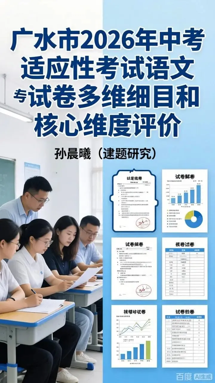 孙晨曦(试题研究)|广水市2026年中考适应性考试语文试卷多维细目和核心维度评价 第2张