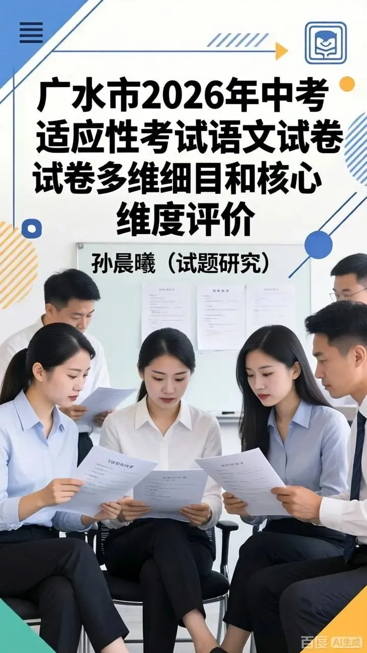 孙晨曦(试题研究)|广水市2026年中考适应性考试语文试卷多维细目和核心维度评价 第3张