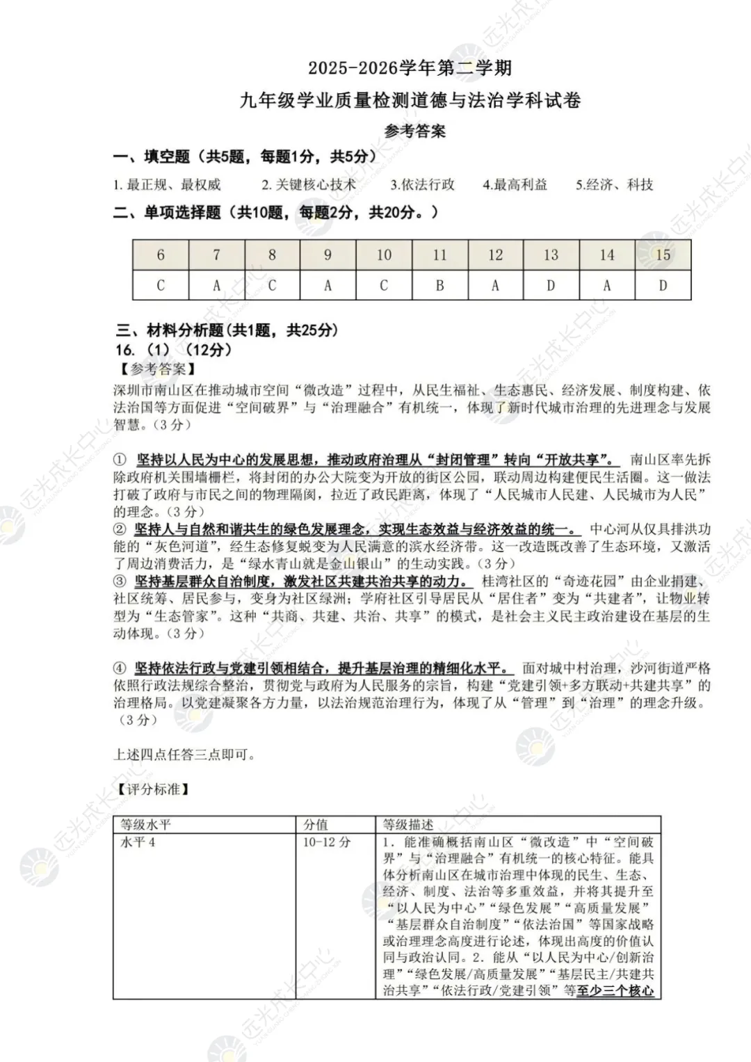 【2025-2026.全科】南二外二模真题解析 第64张