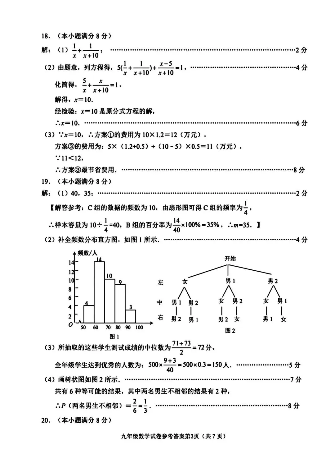 中考数学 | 2026河北省中考水平模拟监测一含答案 第18张