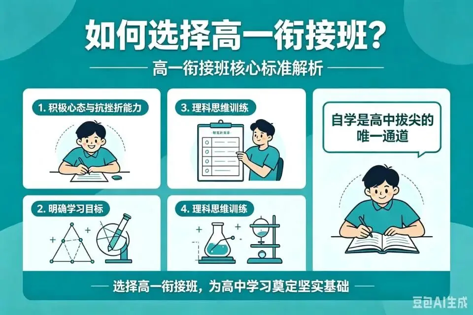 中考后,聊城这种高一衔接班,才是你的正确选择 第1张