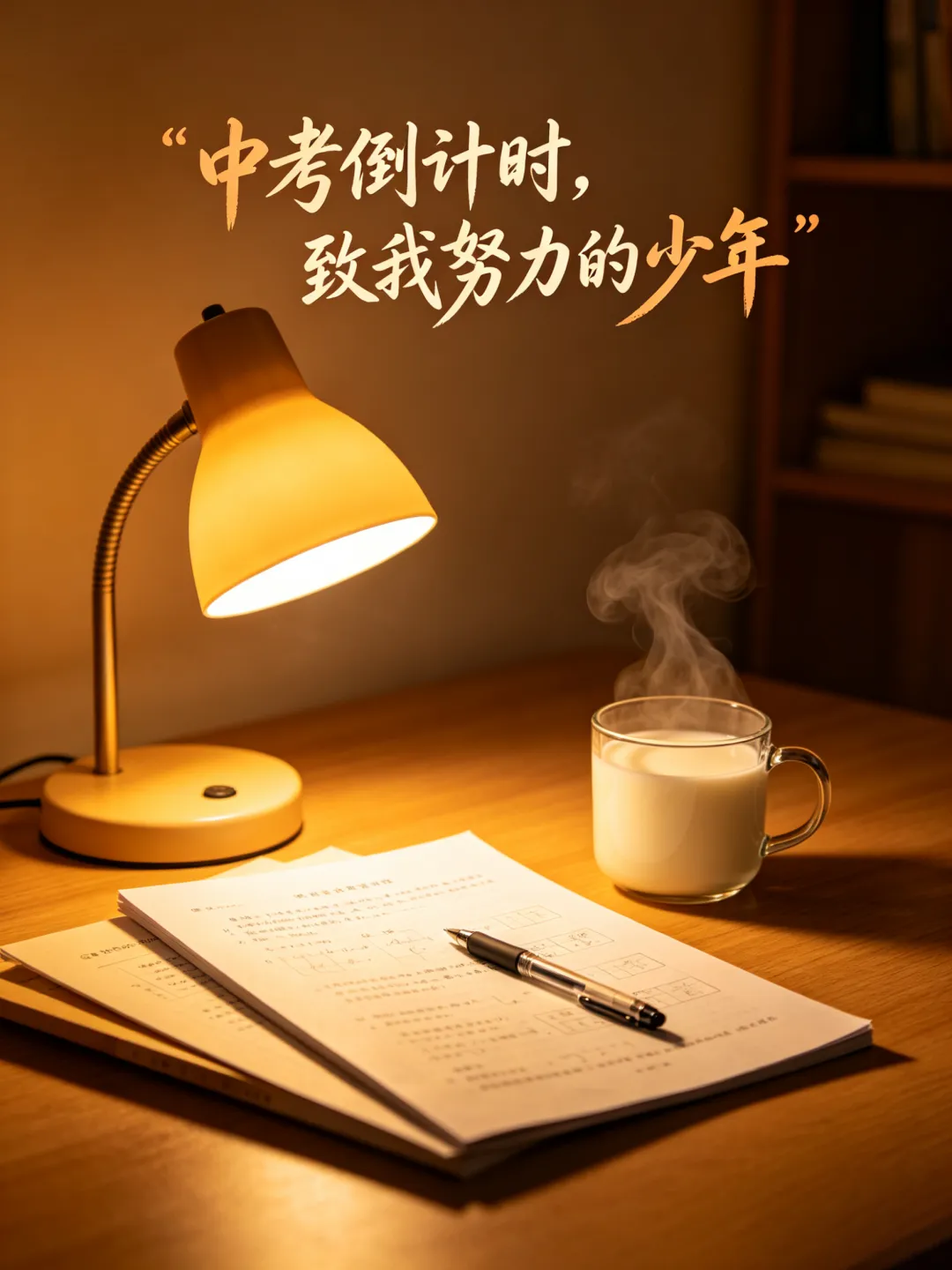 中考倒计时,致我努力的少年 第1张