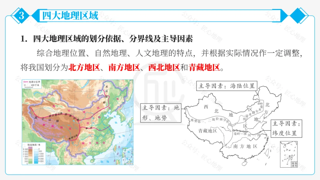 新教材 | 中考一轮复习·中国的地理差异(课件+导学单+练习题) 第48张