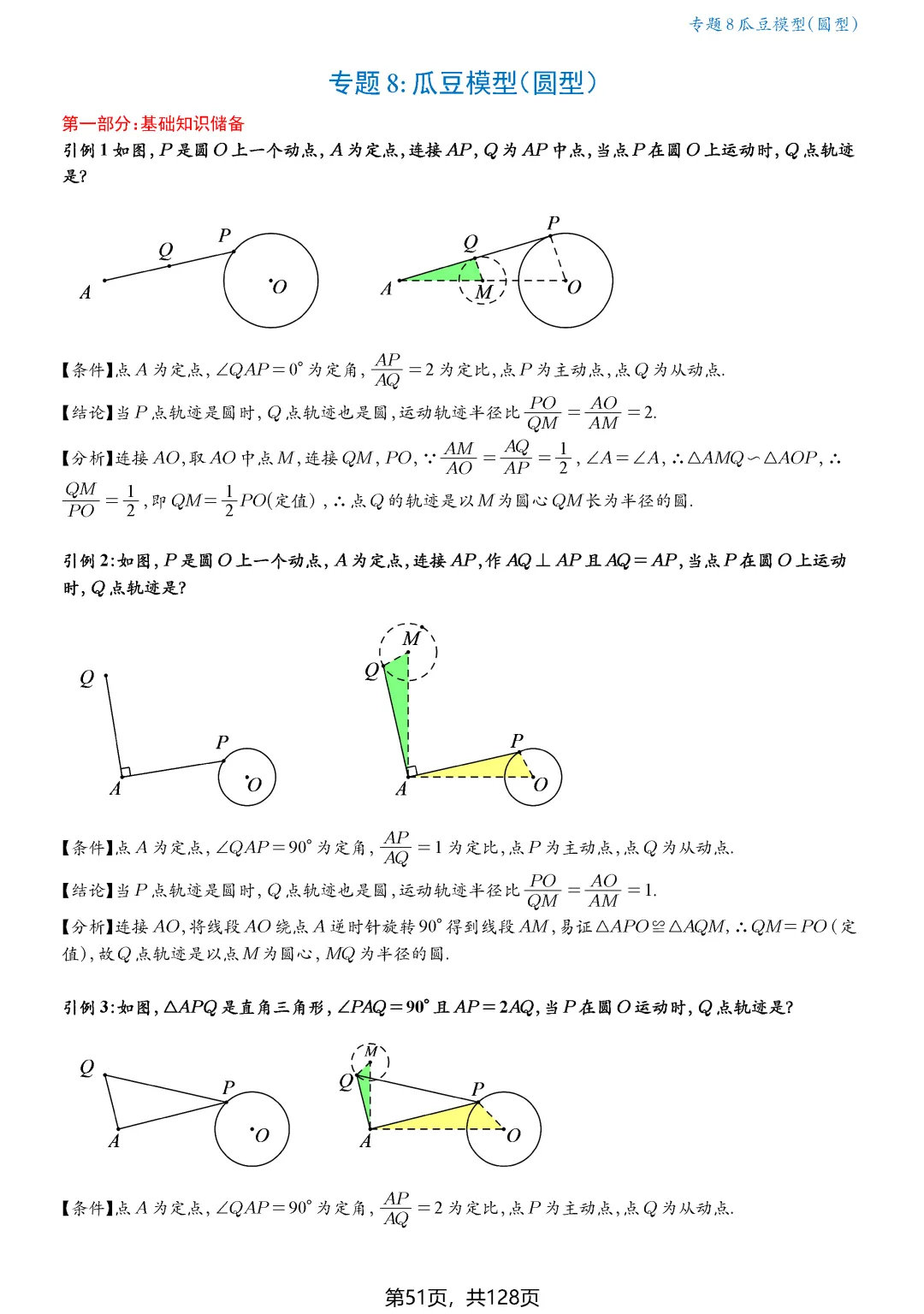 中考最值——瓜豆原理(直线型、圆型) 第10张