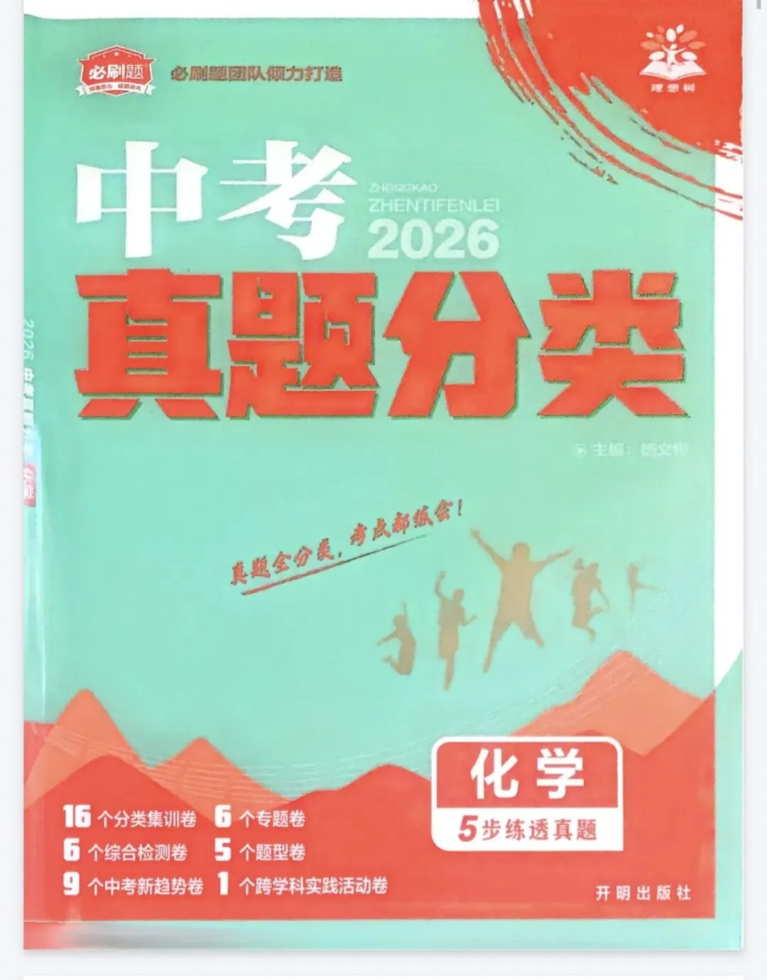 《必刷题中考真题分类》2026版化学丨pdf电子版,可下载打印 第1张