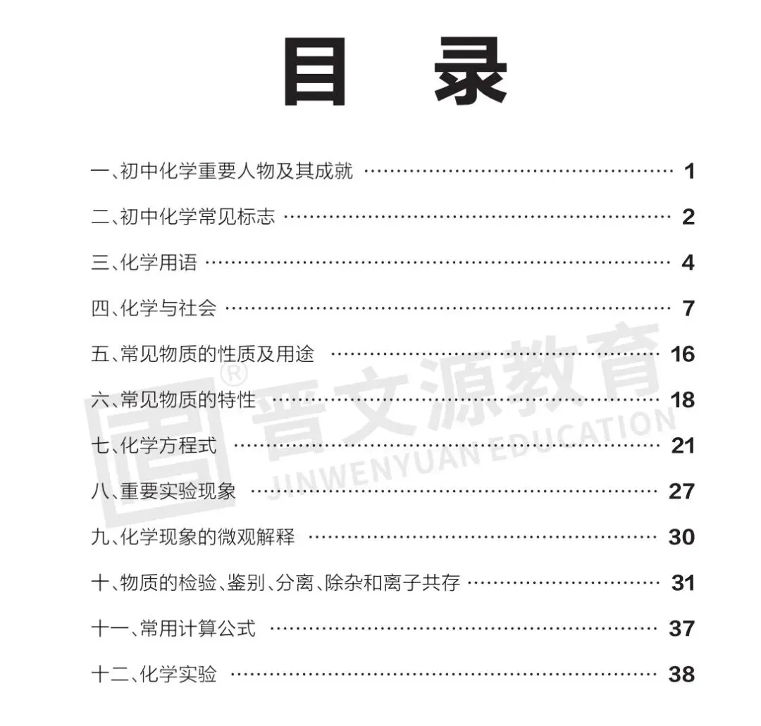 2026中考化学必考知识 第1张