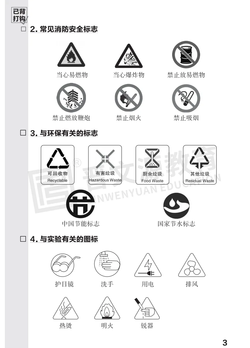 2026中考化学必考知识 第4张