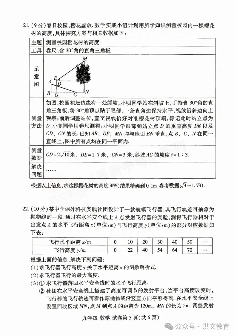 [一模]2026年洛阳市洛龙区一模试卷(7科全)试卷及参考答案 第76张