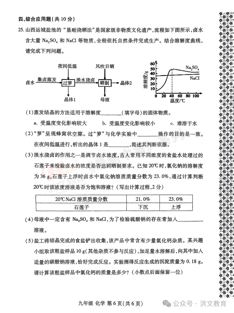 [一模]2026年洛阳市洛龙区一模试卷(7科全)试卷及参考答案 第105张