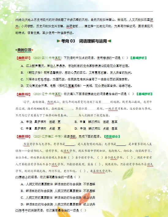 2026年中考语文第二轮复习精品(PPT课件+配套讲义+配套练习),收藏打印一份给孩子,考试冲刺120+! 第10张