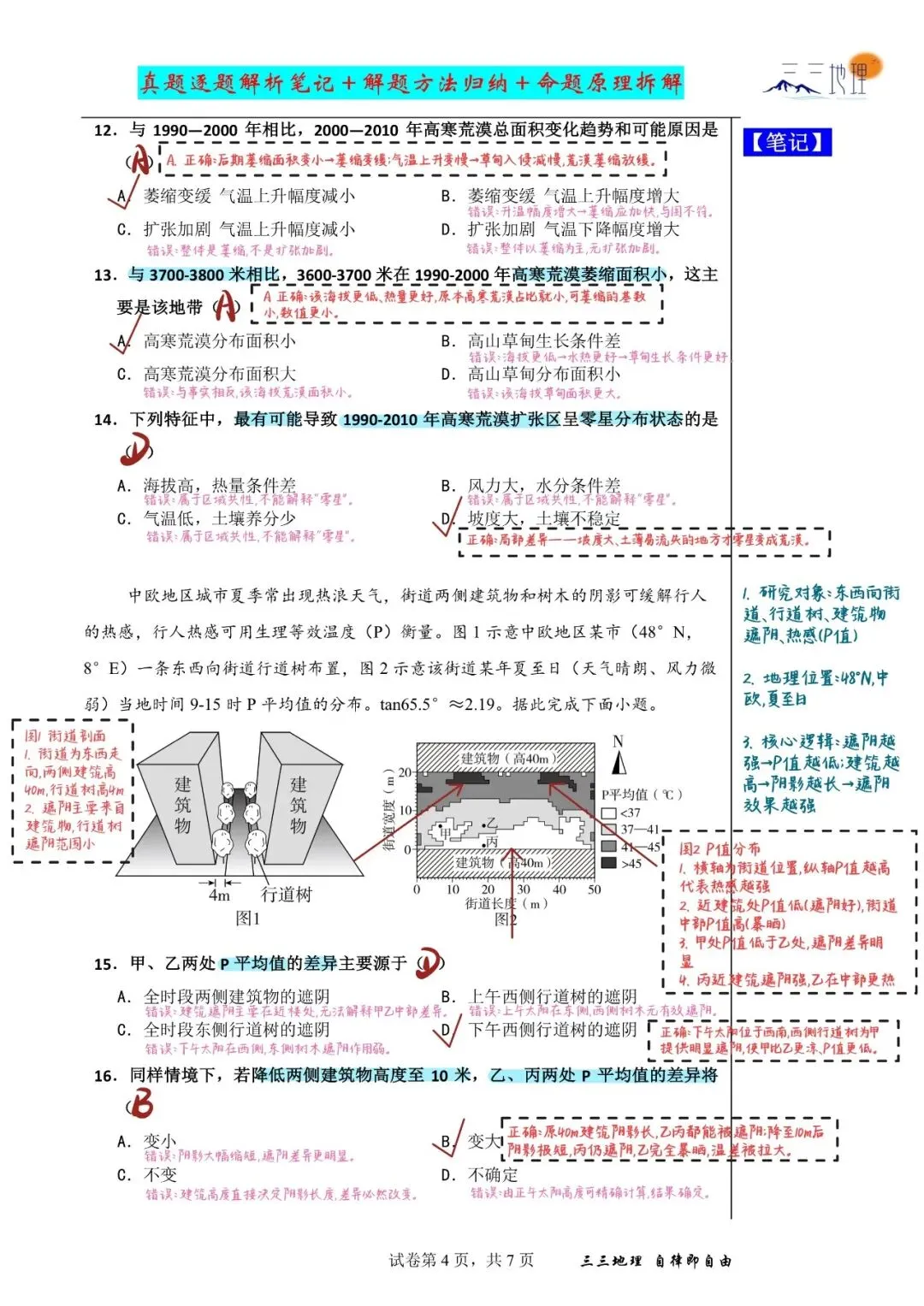 2025年高考地理湖南卷 真题拆解——精准掌握考点、熟悉命题逻辑、查漏补缺;拆解材料提取信息;遵循 “审情境→定考点→理逻辑→验答案” 第5张