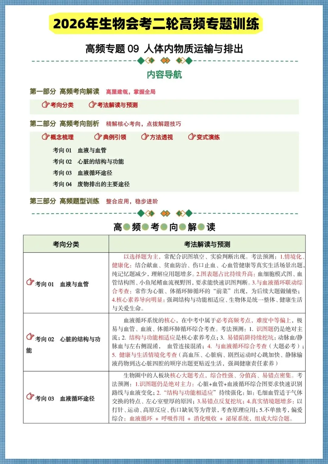 生地会考|2026春《生物会考》会考试卷+历年真题卷+二轮高频真题+押题猜想,电子版可打印! 第1张
