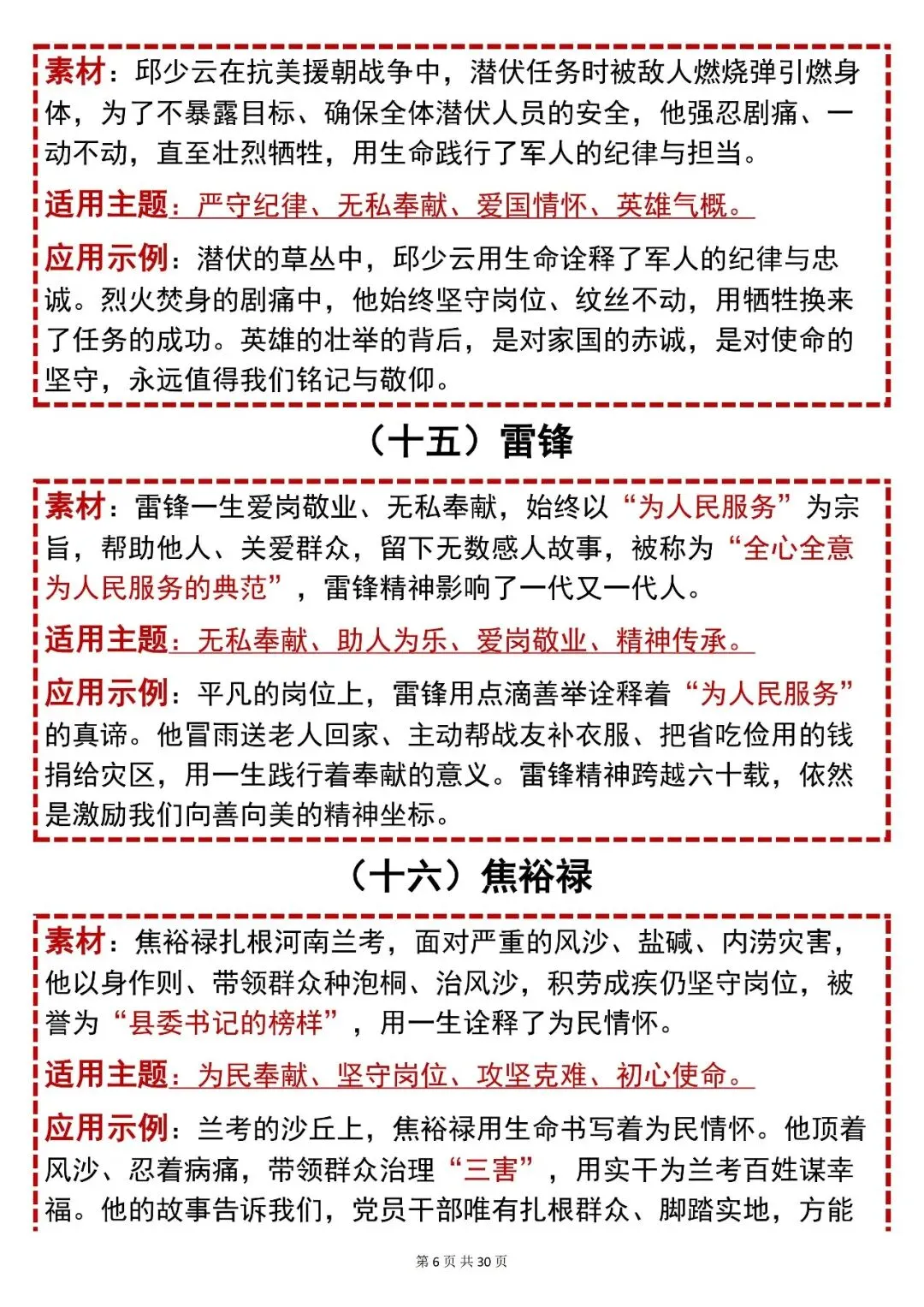 中考语文【2026中考英语必背80个现代人物素材】,可打印 快收藏 第6张