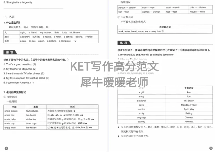 全书156页!KET考试备考写作真题及范文,20篇精讲,孩子轻松拿高分! 第6张