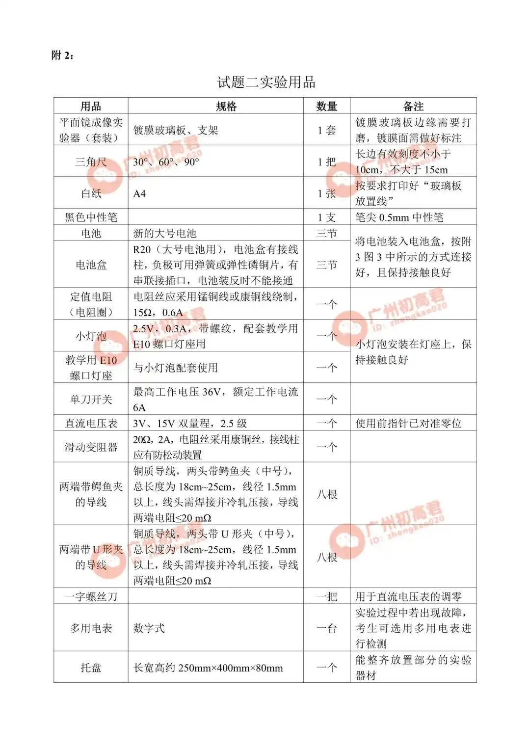 2026年广州中考物理实验操作考试演示视频(试题一至试题四) 第9张