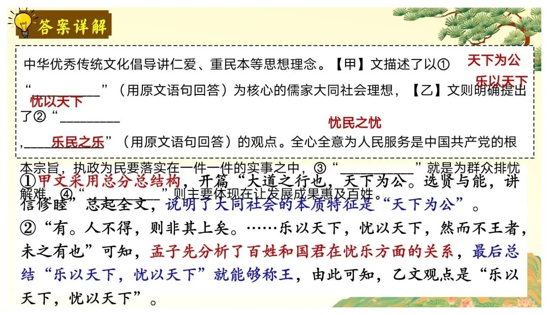 中考课外文言文核心考点 | 突破文言文难关,再也不怕课外文言文了 第15张