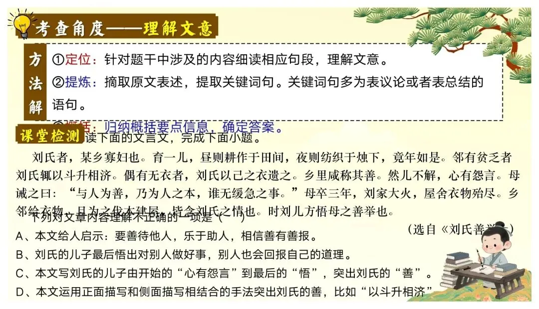 中考课外文言文核心考点 | 突破文言文难关,再也不怕课外文言文了 第37张