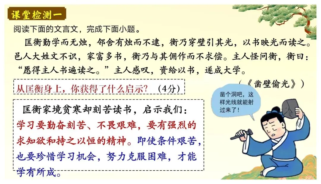中考课外文言文核心考点 | 突破文言文难关,再也不怕课外文言文了 第44张