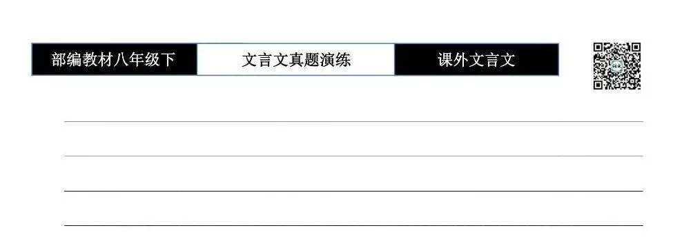 【古诗文真题演练复习】八年级下-18《课外文言文阅读》(30套)(15元) 第21张