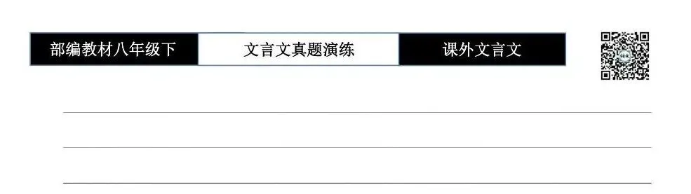 【古诗文真题演练复习】八年级下-18《课外文言文阅读》(30套)(15元) 第47张