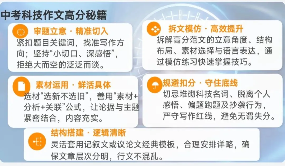 科技创新类主题|2026中考语文一轮复习写作专项+学生佳作|科技创新主题最新热点素材|2026年作文十大热点话题押题预测|打造满分作文 第7张