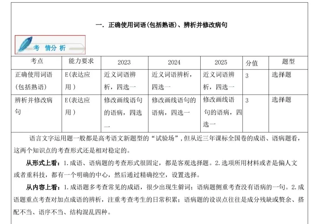 高考语文语用满分精讲|历年真题+考点技巧完整梳理 第2张