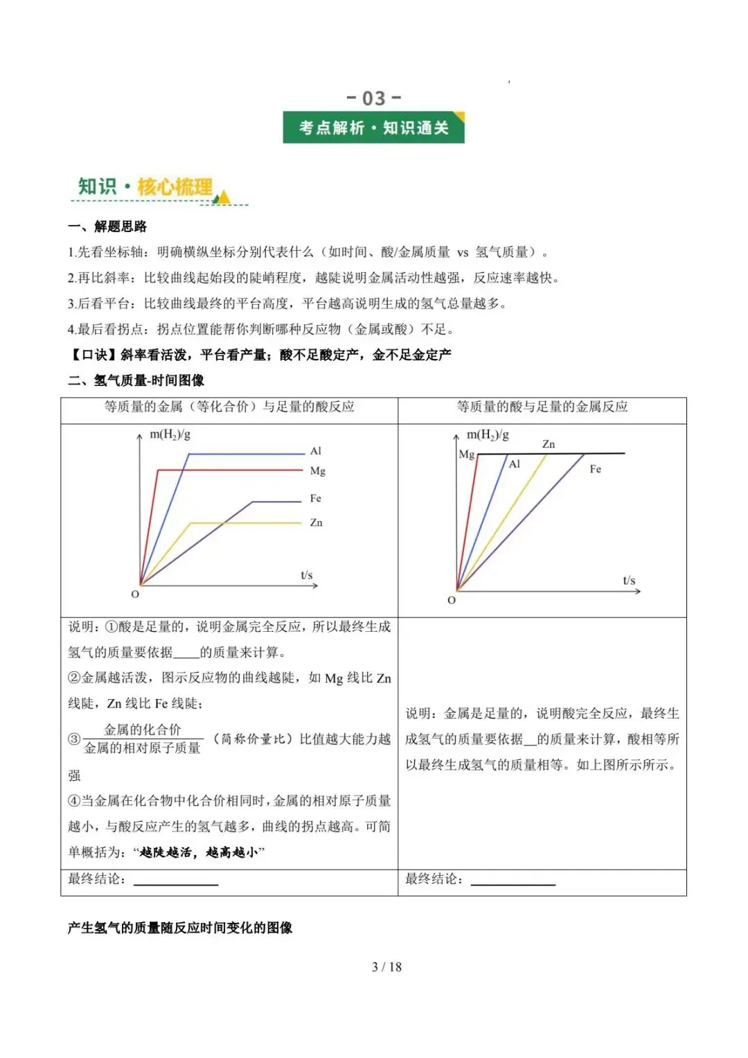 2026中考化学三轮复习专题讲义 第4张