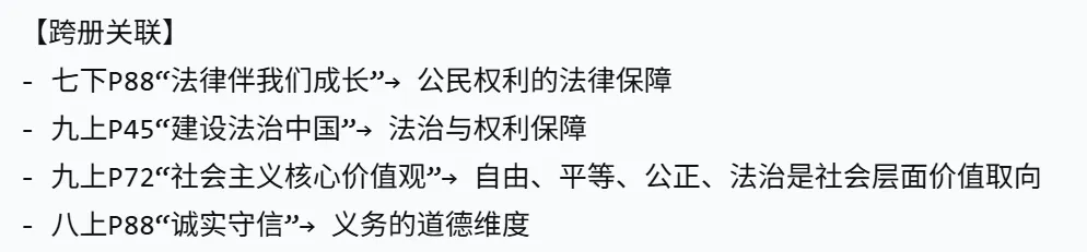 2026中考道德与法治——开卷考试教材笔记的完善方法 第4张