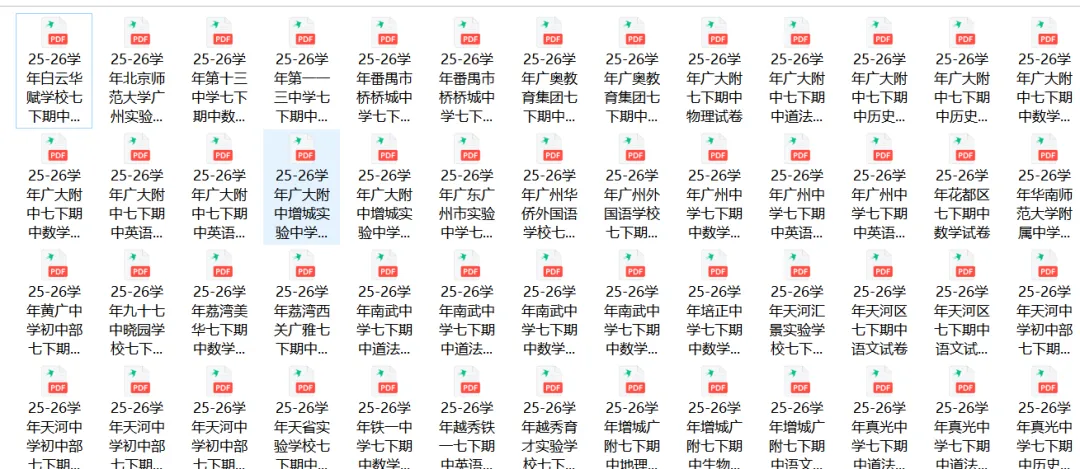 广州本学期期中试卷出炉(含答案) | 华附、广附、六中、铁一、广中、南武、育才、真光、仲元、培英、广实、培正等! 第9张