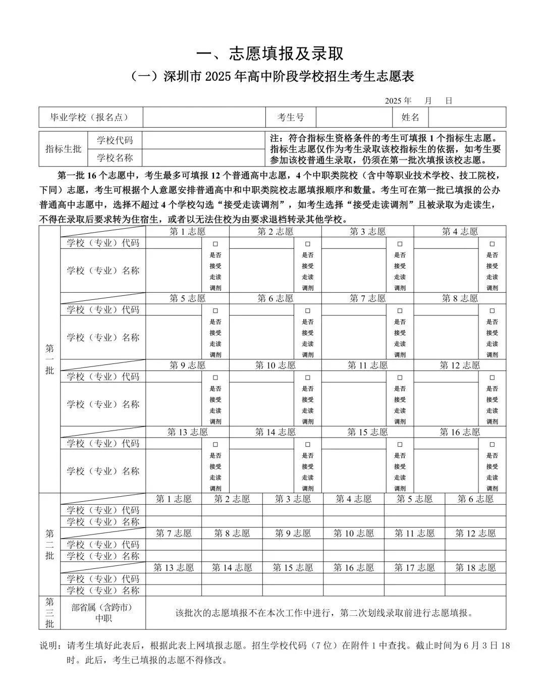 5月23号填志愿!2026年深圳中考志愿怎么填?附政策说明! 第3张